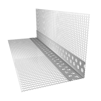 Профиль ПВХ Уголок Пластекст Инфра с синей сеткой 7*7 см, 40*0,6 мм 2,5 м Профиль ПВХ Уголок Пластекст Инфра с синей сеткой 7*7 см, 40*0,6 мм 2,5 м