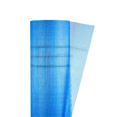 Сітка фасадна із скловолокна Синя FIBERGLASS 145 кг/м2, 1х50 м  Сітка фасадна із скловолокна Синя FIBERGLASS 145 кг/м2, 1х50 м