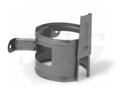 Кріплення труб клиновидне (дерев'яна стіна) 100 ГОРНИЙ СІРИЙ Кріплення труб клиновидне (дерев'яна стіна) 100 ГОРНИЙ СІРИЙ