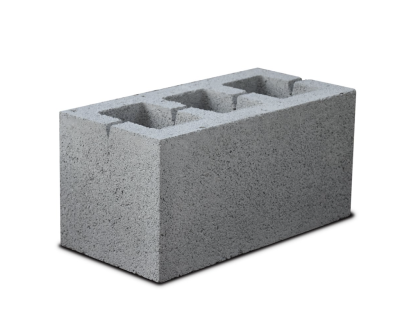 Стіновий шлакоблок 190х190х390 мм Стіновий шлакоблок 190х190х390 мм