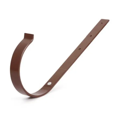Держатель желоба 125мм, прямой, коричневый Держатель желоба 125мм, прямой, коричневый