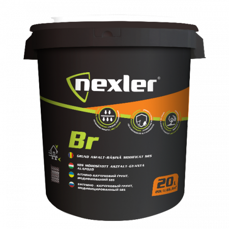 Бітумний праймер на розчиннику NEXLER BR, 20 кг 