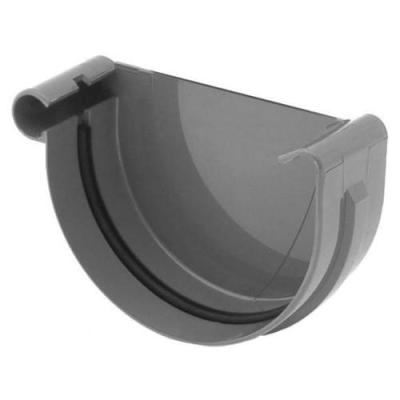 Заглушка ринви ProAqua #150мм з ущiльн. права (графiт)											 Заглушка ринви ProAqua #150мм з ущiльн. права (графiт)