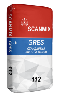 112 SСANMIX GRES (25кг)- Суміш клеюча
