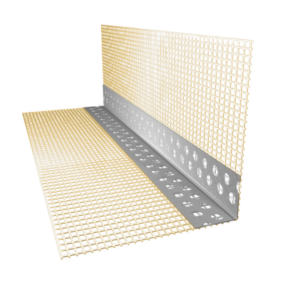 Фасадный профиль ПВХ с сеткой 8*12см 2,5 м Фасадный профиль ПВХ с сеткой 8*12см 2,5 м