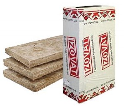 Базальтова вата Ізоват 90 - 150 мм, плити мінераловатні Базальтова вата Ізоват 90 - 150 мм, плити мінераловатні