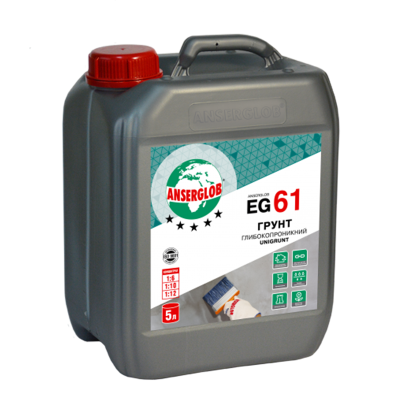 Грунт-концентрат 1:6 Anserglob EG-61 (5л), універсальний глибокопроникний (Ансерглоб) Грунт-концентрат 1:6 Anserglob EG-61 (5л), універсальний глибокопроникний (Ансерглоб)