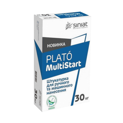 Штукатурка гіпсова Plato MultiStart для ручного та машинного нанесення (30 кг) Штукатурка гіпсова Plato MultiStart для ручного та машинного нанесення (30 кг)