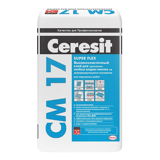 СМ-17/25 Клеюча еластична суміш CERESIT