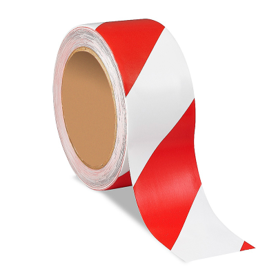 Скотч сигнальний (червоно-білий) 48мм х 30м Скотч сигнальний (червоно-білий) 48мм х 30м