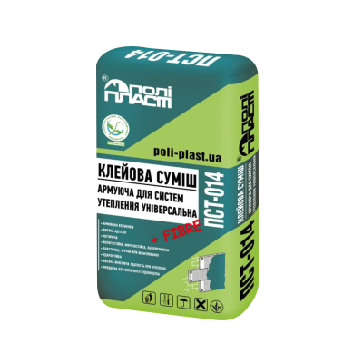 Поліпласт ПСТ-014 (25 кг) універсальний теплоізоляційний фасадний клей Поліпласт ПСТ-014 (25 кг) універсальний теплоізоляційний фасадний клей
