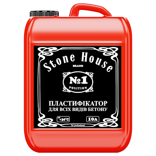 Пластифікатор для всіх видів бетону №1 STONEHOUSE 10 л