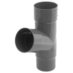 Трійник Bryza 90/90/90мм, графіт