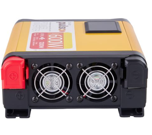 Перетворювач напруги PULSO/ISU- 600/12V-220V/600W/LCD/USB-5VDC2.0A/син.хвиля/клеми