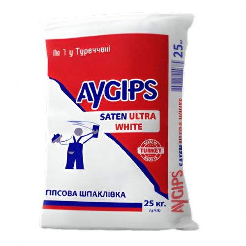 Aygips Saten Ultra White (мішок 25кг)