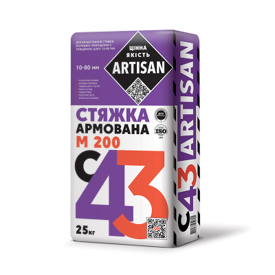 Черновая стяжка ARTISAN С-43 (25кг) Черновая стяжка ARTISAN С-43 (25кг)