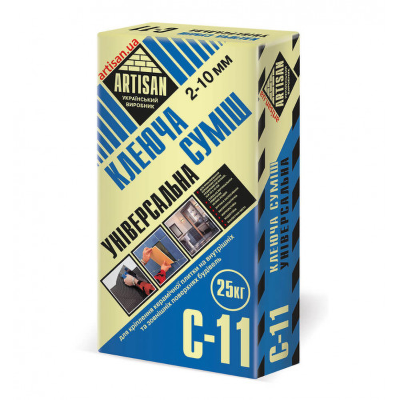 Клеюча суміш універсальна ARTISAN С-11 (25кг) Клеюча суміш універсальна ARTISAN С-11 (25кг)