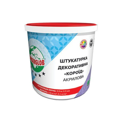 Штукатурка декоративна Anserglob "Короїд" 2,0мм; 2,5мм (25кг) акрилова (Ансерглоб) Штукатурка декоративна Anserglob "Короїд" 2,0мм; 2,5мм (25кг) акрилова (Ансерглоб)
