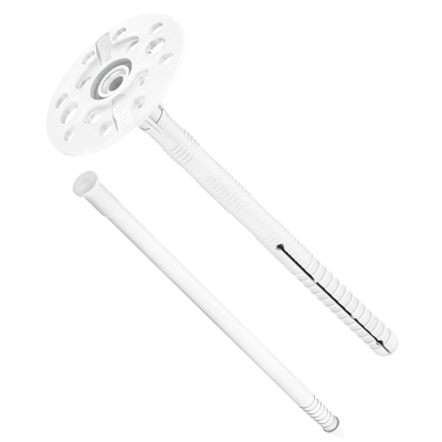 Дюбель 10х160 мм Wkret-met (Польща) із пластиковим гвоздям та короткою розпірною частиною Дюбель 10х160 мм Wkret-met (Польща) із пластиковим гвоздям та короткою розпірною частиною