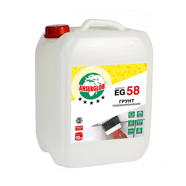 Грунт глибокопроникаючий ANSERGLOB EG 58, 10 л
