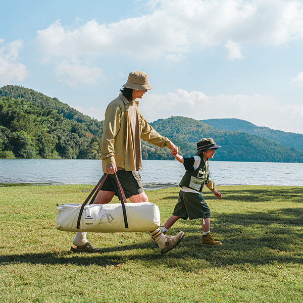 Намет тримісний автоматичний Naturehike Ango, L, коричневий