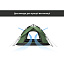 Намет чотиримісний автоматичний Naturehike, темно-зелений