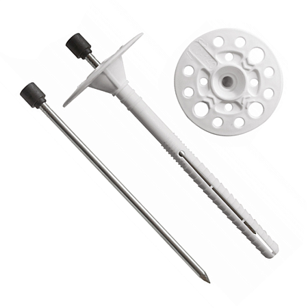 Термо Дюбель 10х100 мм з металевим цвяхом та термоголовкою LDK/TZ EasyFix Термо Дюбель 10х100 мм з металевим цвяхом та термоголовкою LDK/TZ EasyFix