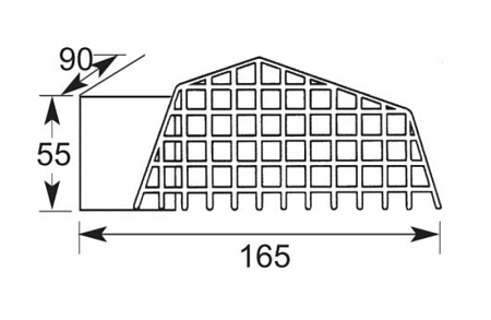 Листвоуловлювач для воронки 65х100 мм Листвоуловлювач для воронки 65х100 мм
