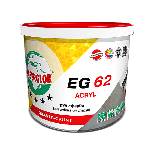 Грунт-фарба Anserglob EG 62 ACRYL 10 л акрилова емульсія адгезійна (Ансерглоб Акрил)