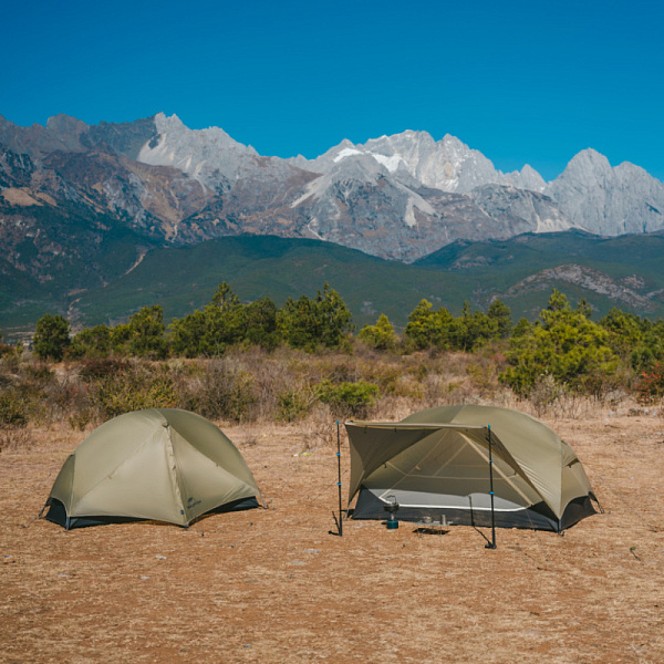 Намет одномісний ультралегкий Naturehike Mongar UL, сірий