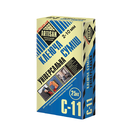 Клеюча суміш універсальна ARTISAN С-11 (25кг) Клеюча суміш універсальна ARTISAN С-11 (25кг)