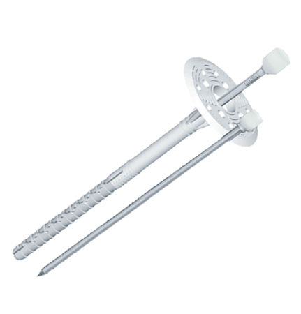 РОЗПРОДАЖ! Термодюбель 10х180 мм, фасадний дюбель для кріплення ізоляції з металевим цвяхом з термоголовкою TDS Fast-Fix РОЗПРОДАЖ! Термодюбель 10х180 мм, фасадний дюбель для кріплення ізоляції з металевим цвяхом з термоголовкою TDS Fast-Fix