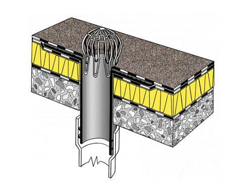 Листвоуловлювач для воронки Ø75-125 мм Листвоуловлювач для воронки Ø75-125 мм