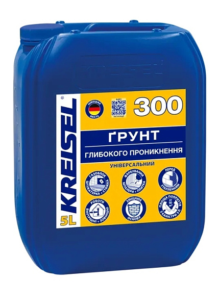 KREISEL 300 Грунт глибокого проникнення універсальний, 10 л 