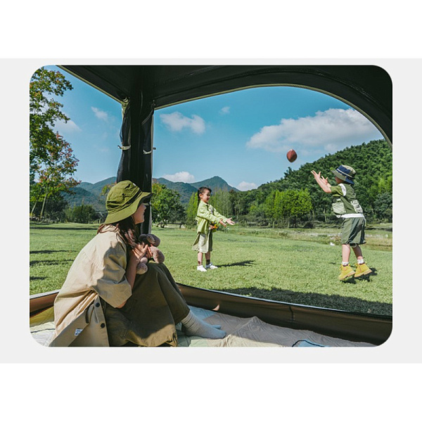 Намет тримісний автоматичний Naturehike Ango, L, коричневий