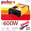 Перетворювач напруги PULSO/ISU- 600/12V-220V/600W/LCD/USB-5VDC2.0A/син.хвиля/клеми