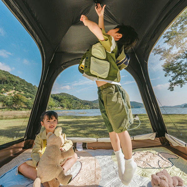 Намет тримісний автоматичний Naturehike Ango, L, коричневий