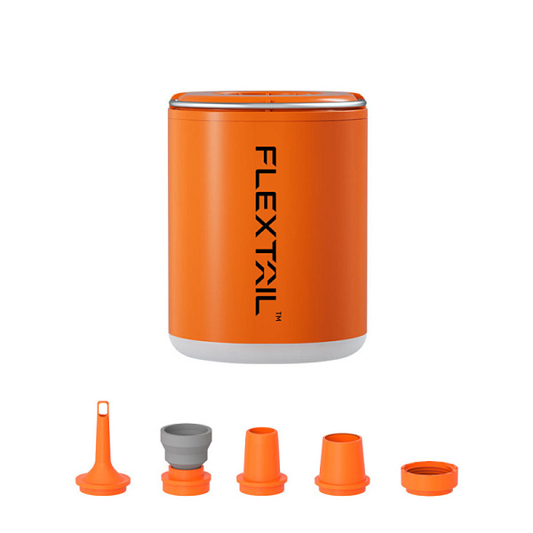 Насос-ліхтар кемпінговий Flextail Tiny Pump 2X, помаранчевий
