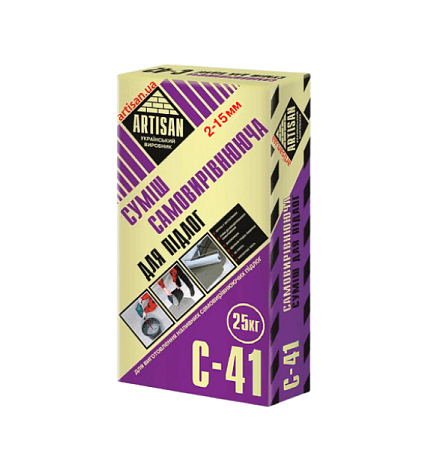 Самовыравнивающаяся смесь для пола ARTISAN С-41 (25кг) Самовыравнивающаяся смесь для пола ARTISAN С-41 (25кг)